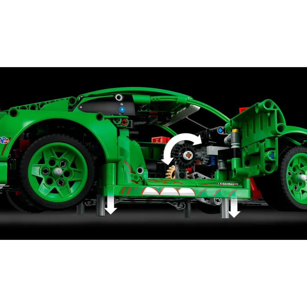 لگو تکنیک پورشه ۹۱۱ GT3 R نسخه REXY AO Racing کد 42224 — تصویر ۴
