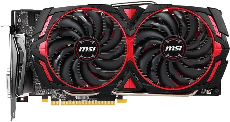 کارت گرافیک MSI RX580 Armor 8G 2fan — تصویر ۳