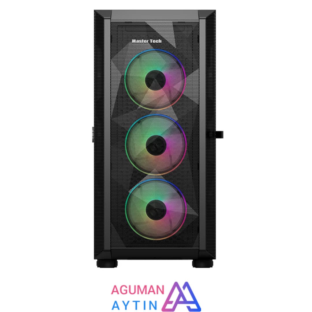 کیس کامپیوتر مسترتک مدل Hunter D2 Mid Tower — تصویر ۳