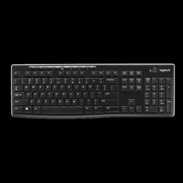 کیبورد سیم دار استوک لاجیتک مدل keaboard logitech MK270 — تصویر ۲