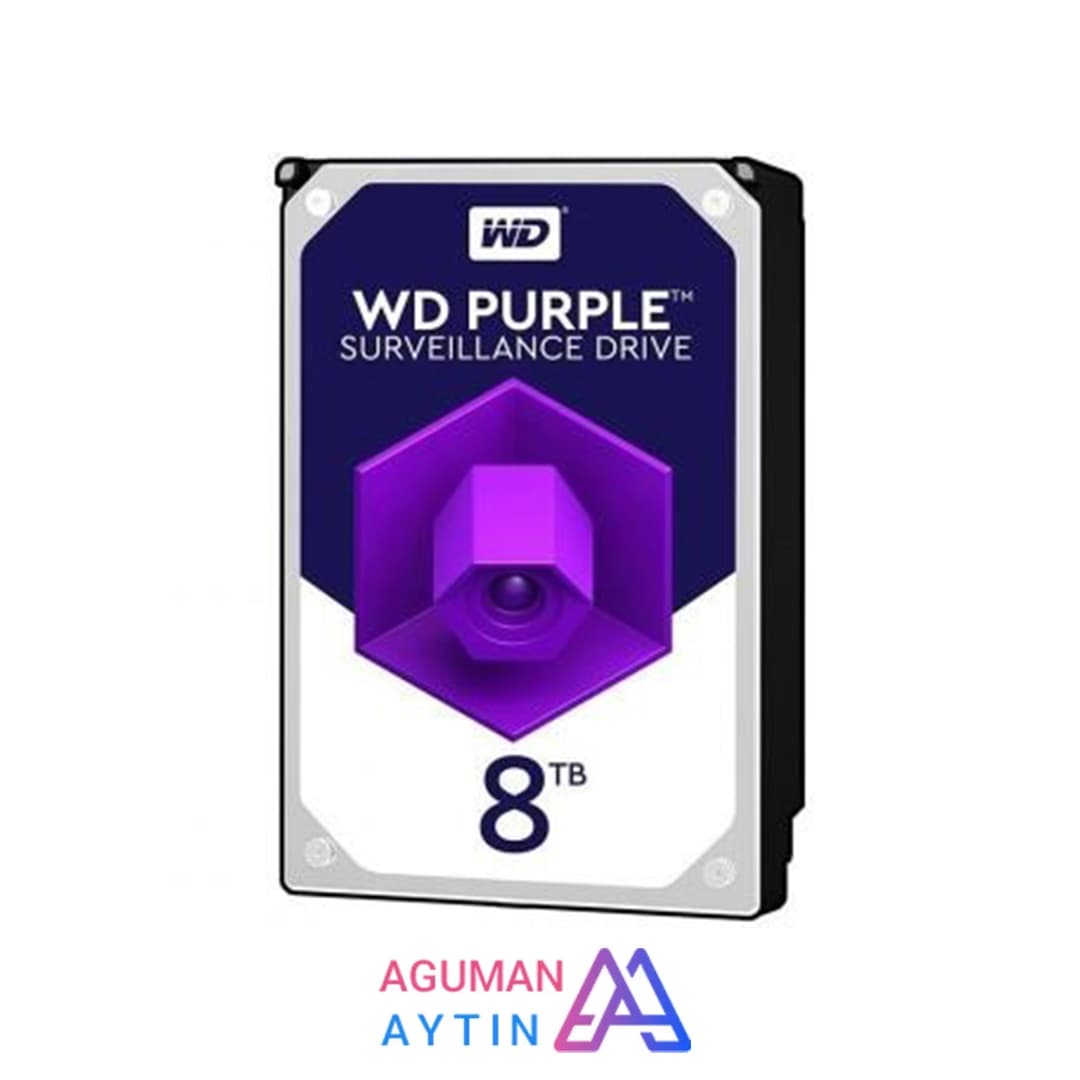 هارددیسک اینترنال وسترن دیجیتال سری Purple ظرفیت 8 ترابایت اصل
