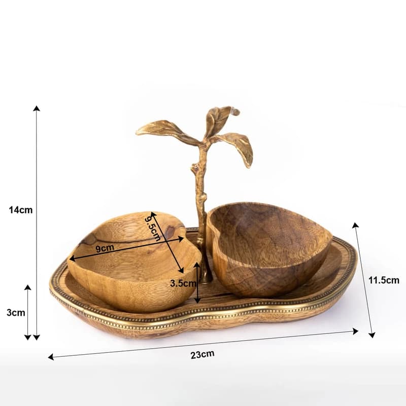 اردوخوری قلبی گلدکیش مدل گلدن برد کد GK829414 — تصویر ۲