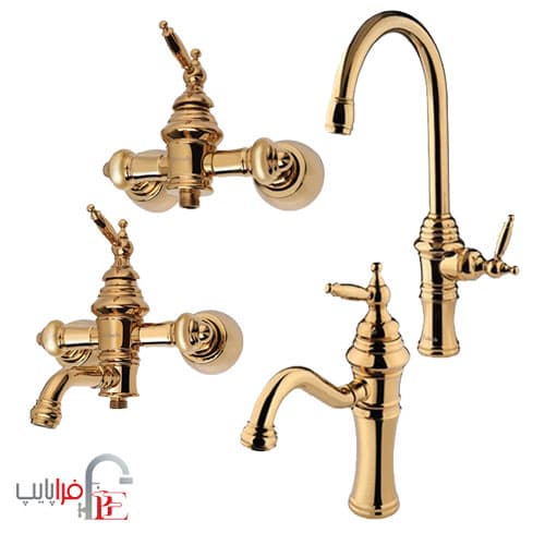 ست شیرآلات شیبه مدل مارال طلایی ا Shibeh maral Collection