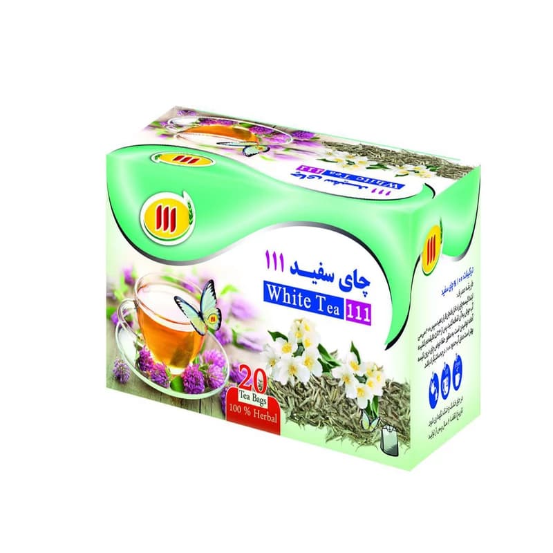 دمنوش چای سفید ۲۰ عددی