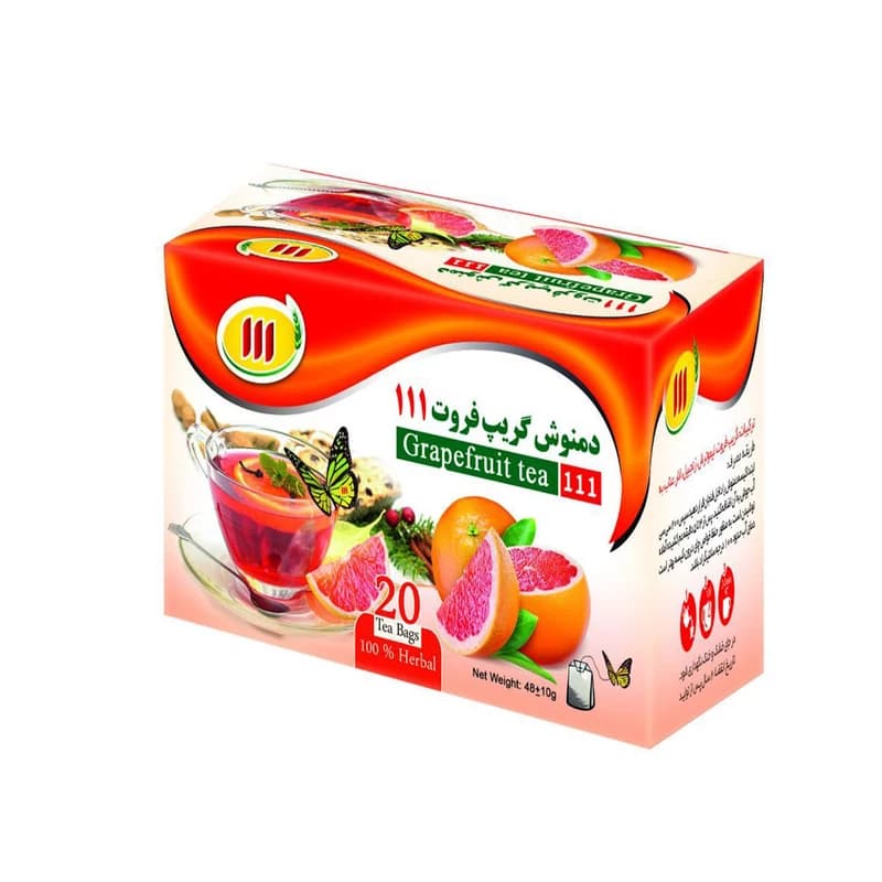 دمنوش گریپ فروت ۲۰ عددی