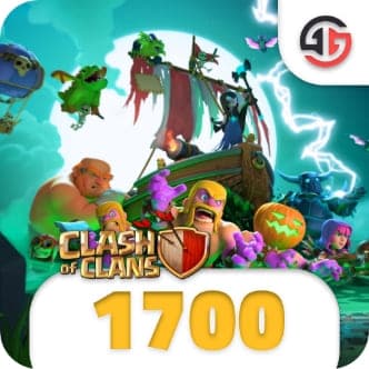 1700 جم کلش آف کلنز