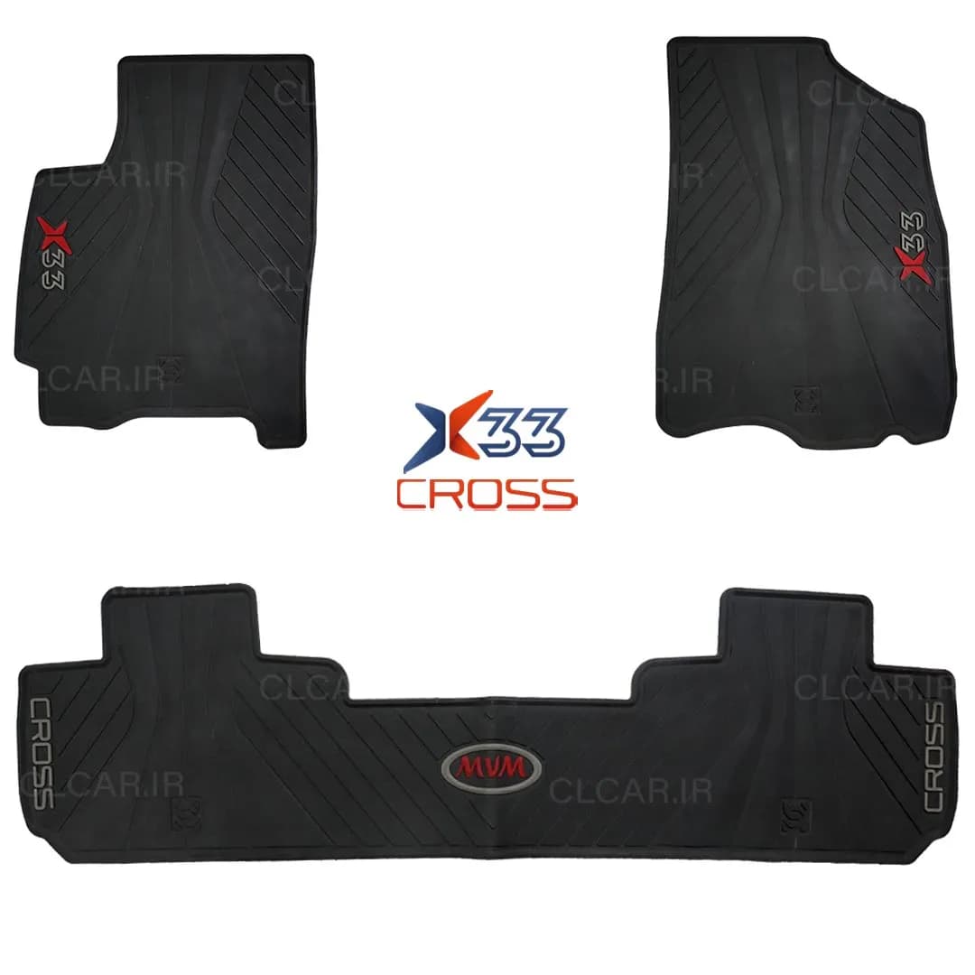 کفپوش لاستیکی و ژله ای مناسب ام وی ام X33 کراس کد (KL-X33C)
