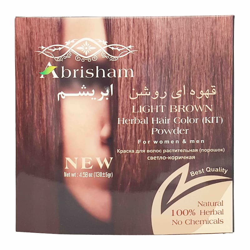 رنگ مو ابریشم قهوه ای روشن