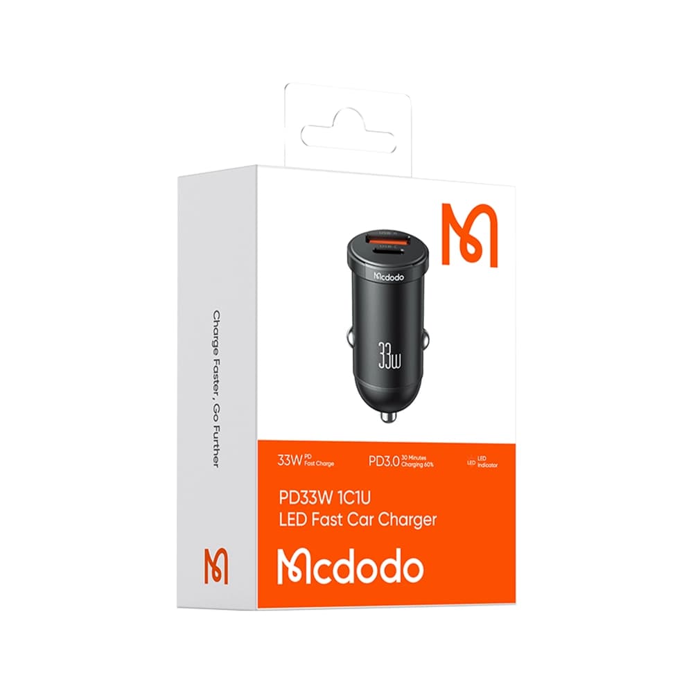 شارژر فندکی خودرو فست شارژ Mcdodo مدل CC-2320 — تصویر ۲