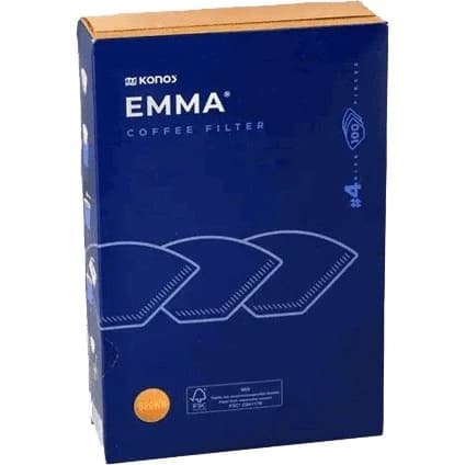 فیلتر قهوه کاغذی EMMA سایز ۴ بسته ۱۰۰ عددی