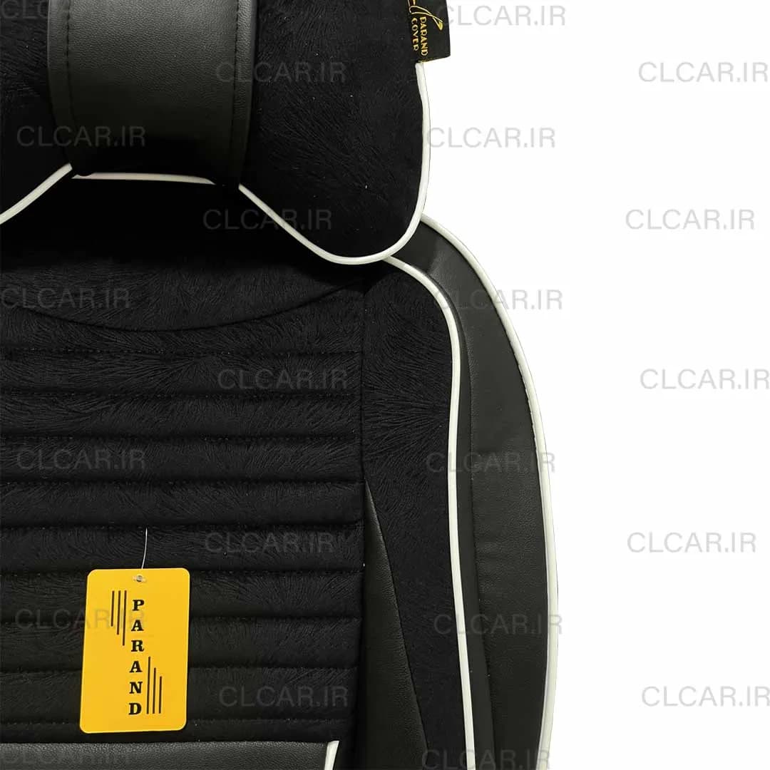 روکش صندلی طرح کامارو چرم و مخمل (سفارشی) مناسب ریو کد (R-CAM-M) — تصویر ۸
