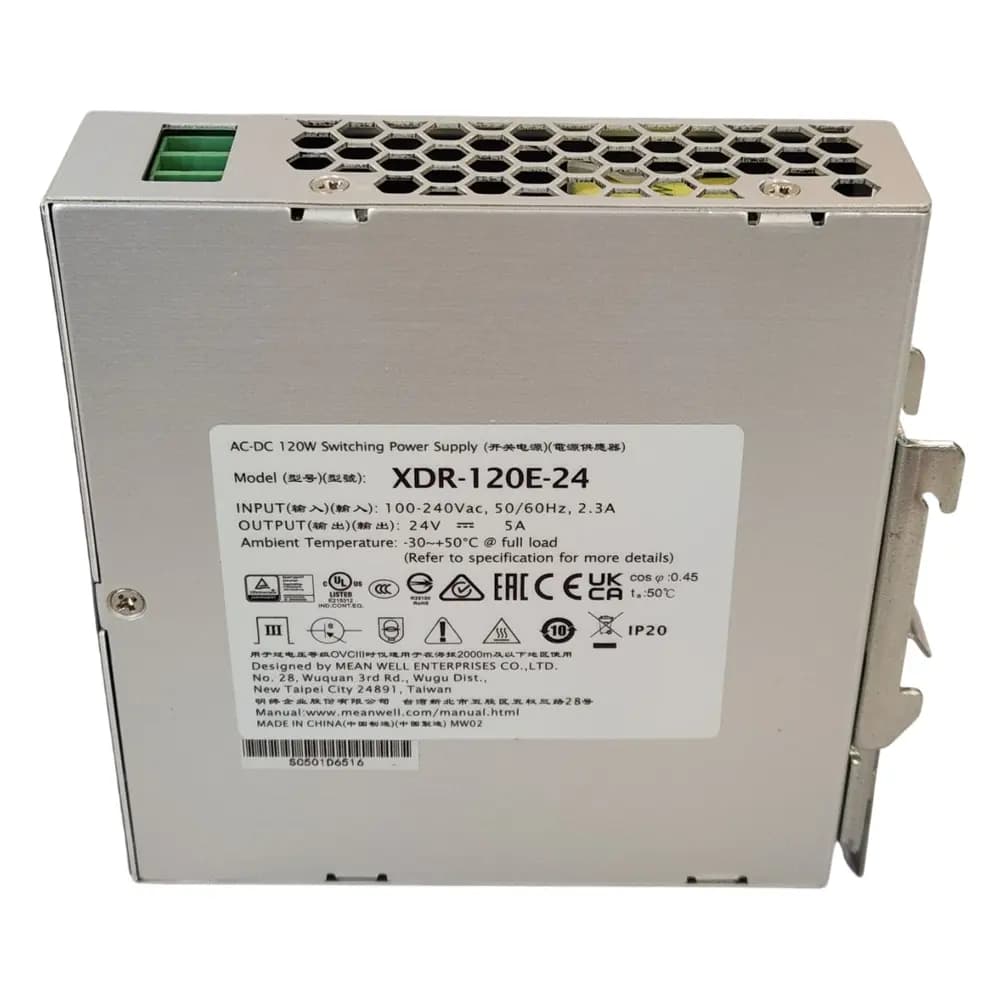 منبع تغذیه 24 ولت 5 آمپر XDR-120E-24 — تصویر ۳