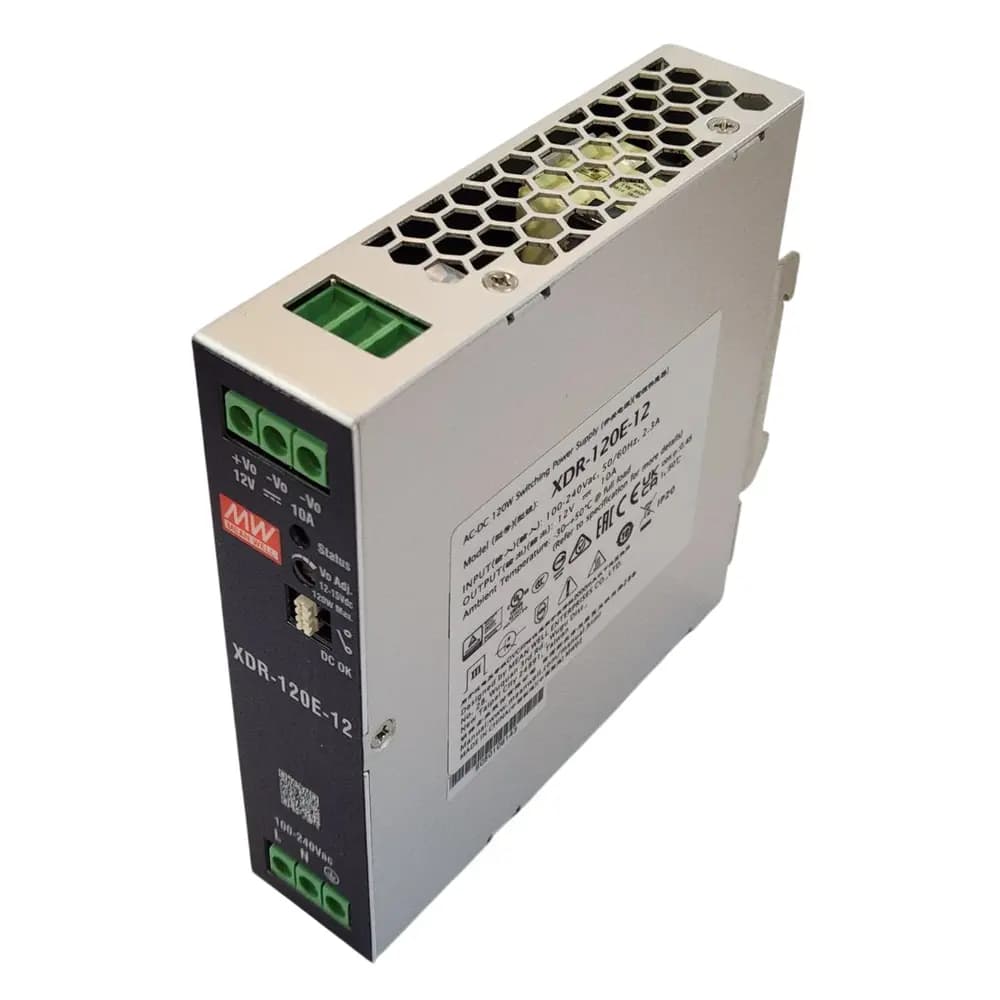 منبع تغذیه 12 ولت 10 آمپر XDR-120E-12