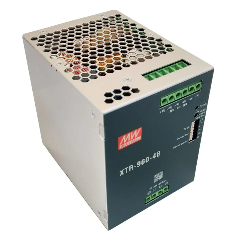 منبع تغذیه ریلی 48 ولت 20 آمپر XTR-960-48 — تصویر ۴