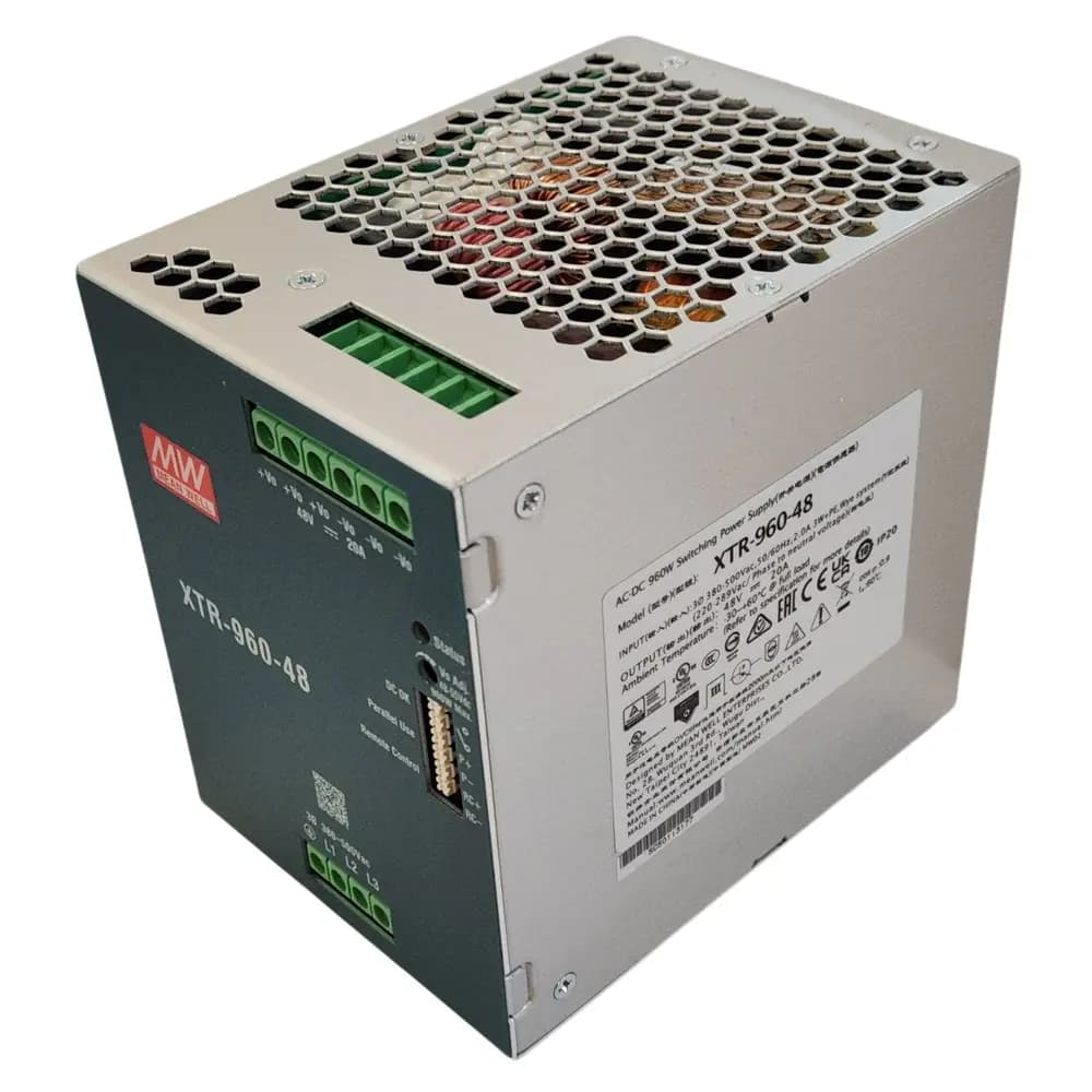 منبع تغذیه ریلی 48 ولت 20 آمپر XTR-960-48