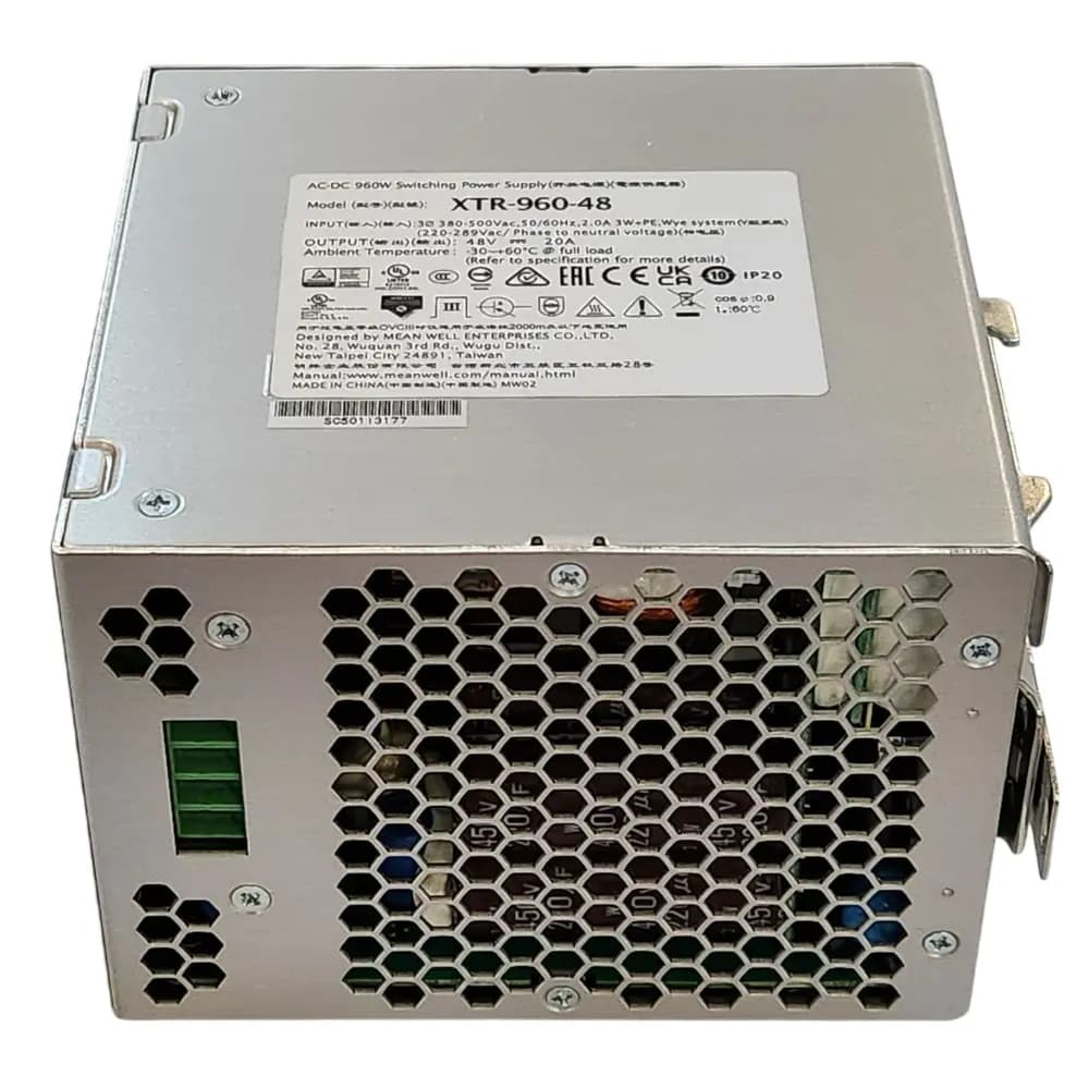 منبع تغذیه ریلی 48 ولت 20 آمپر XTR-960-48 — تصویر ۵
