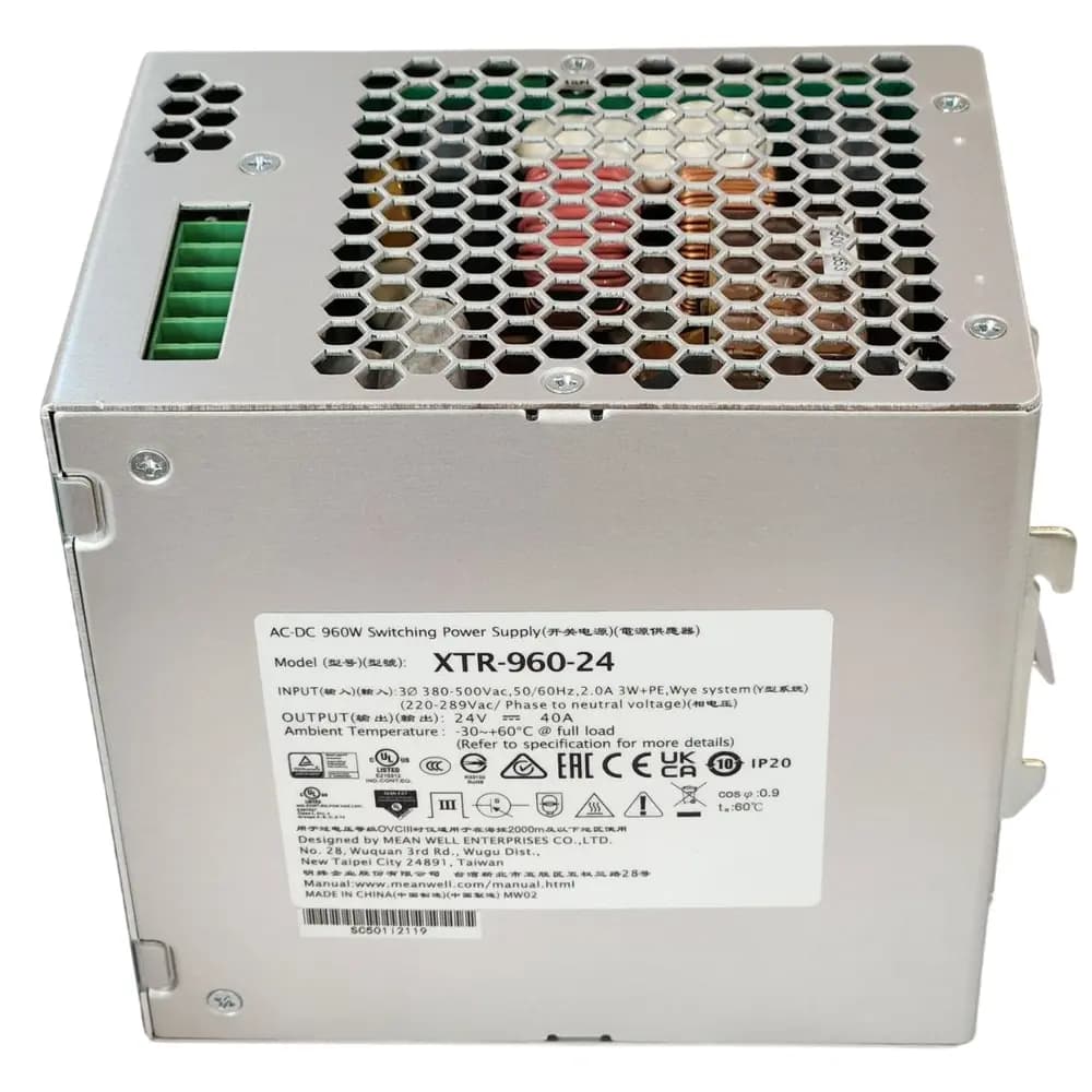 منبع تغذیه ریلی 24 ولت 40 آمپر XTR-960-24 — تصویر ۳