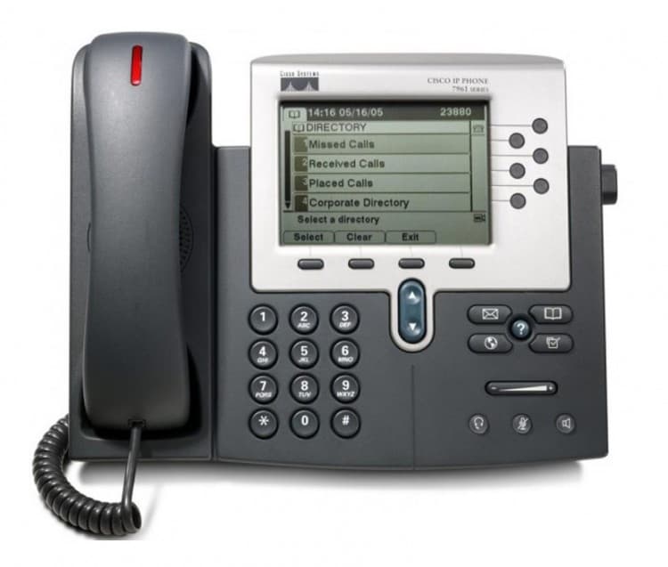 گوشی تلفن ویپ سیسکو مدل cp-7961 — تصویر ۲