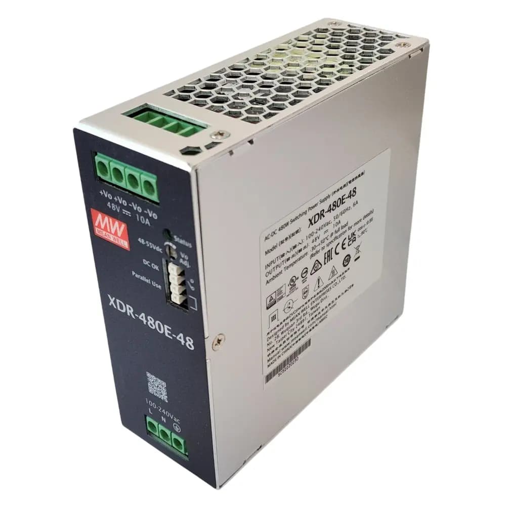 منبع تغذیه 48 ولت 10 آمپر XDR-480E-48