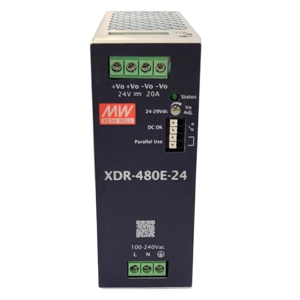 منبع تغذیه 24 ولت 20 آمپر XDR-480E-24 — تصویر ۲