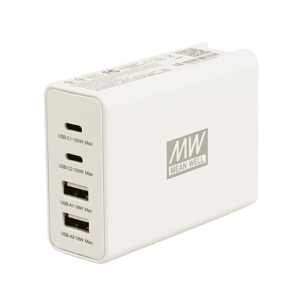 فست شارژر دیواری GaN چهار پورت NGE100