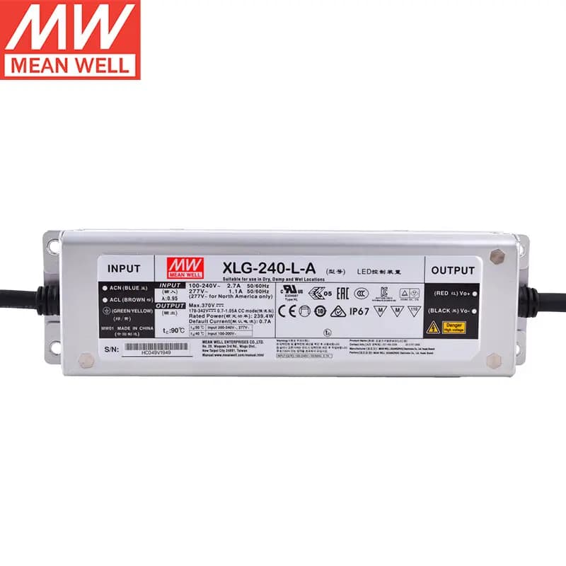LED درایور XLG-240-L-A — تصویر ۲