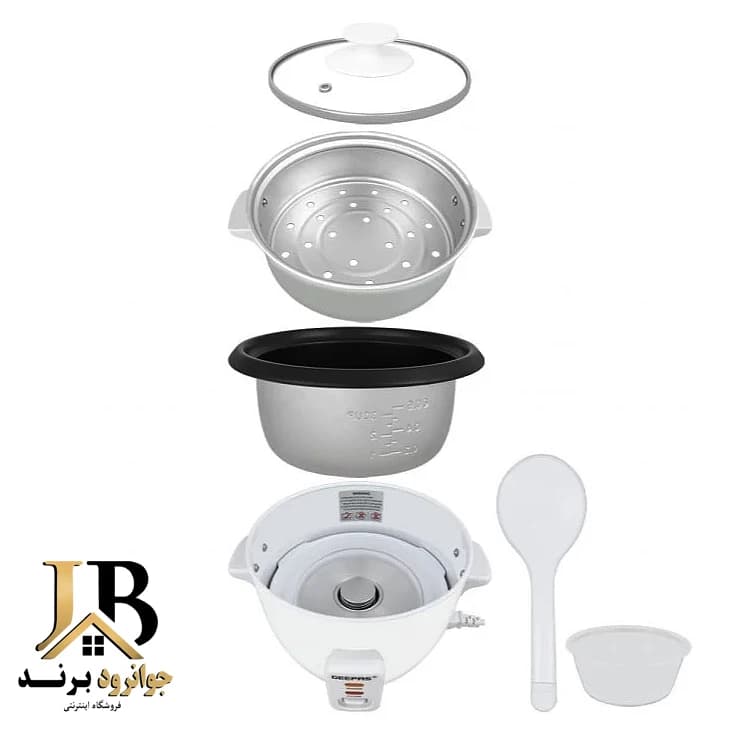 پلوپز بخارپز 0.6 لیتر جیپاس مدل Geepas GRC4324 — تصویر ۵