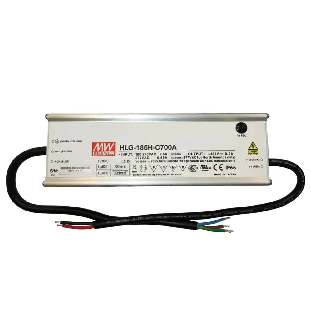 LED درایور HLG-185H-C700A — تصویر ۳