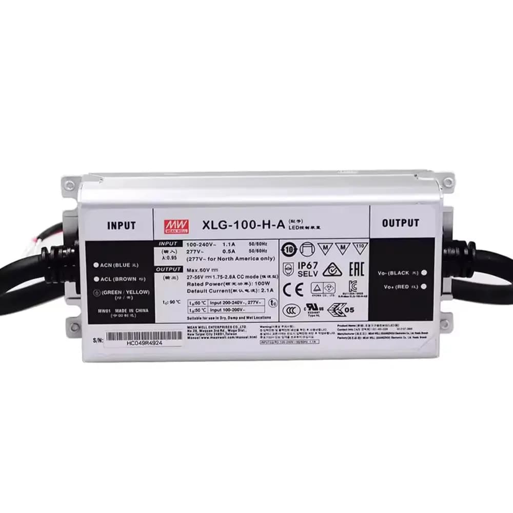 LED درایور XLG-100-H-A — تصویر ۲