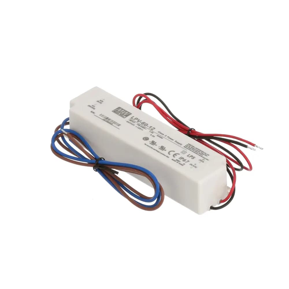 منبع تغذیه درایور ضدآب LPV-60-12