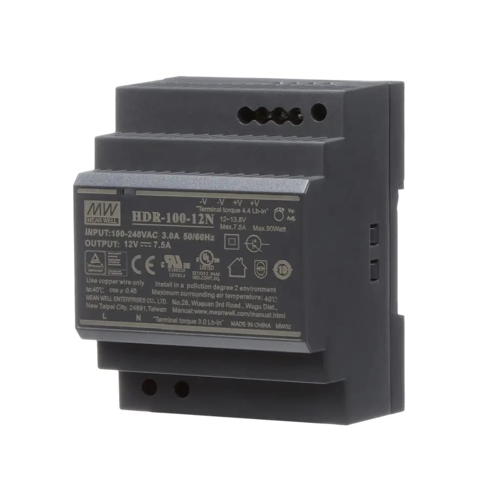 منبع تغذیه ریلی HDR-100-12N