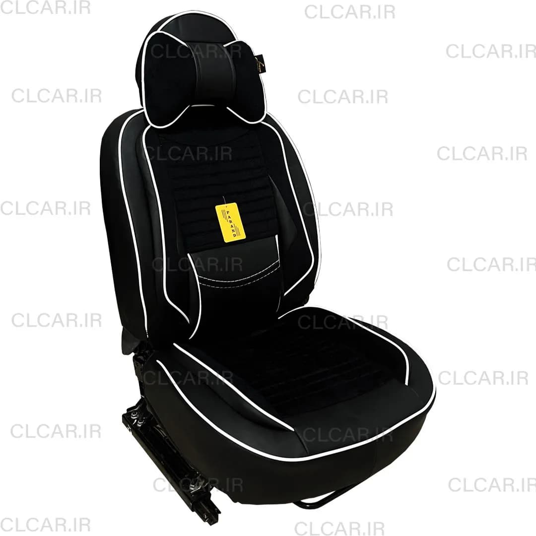 روکش صندلی طرح کامارو چرم و مخمل (سفارشی) مناسب پژو 207 کد (P07-CAM-M) — تصویر ۷