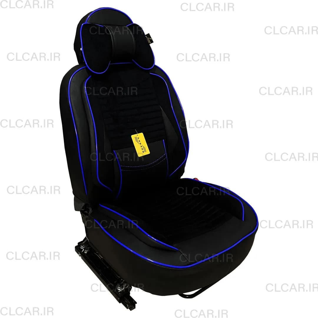 روکش صندلی طرح کامارو چرم و مخمل (سفارشی) مناسب پژو 207 کد (P07-CAM-M) — تصویر ۴