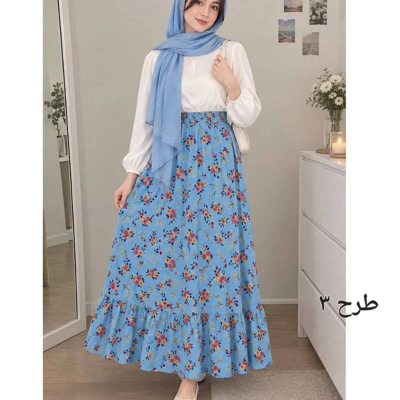 دامن نخی تری جی خارجی زنانه /کد29899 — تصویر ۳