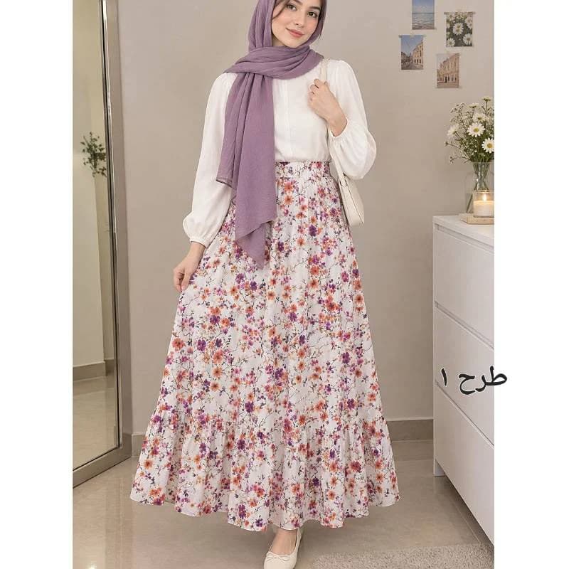 دامن نخی تری جی خارجی زنانه /کد29899