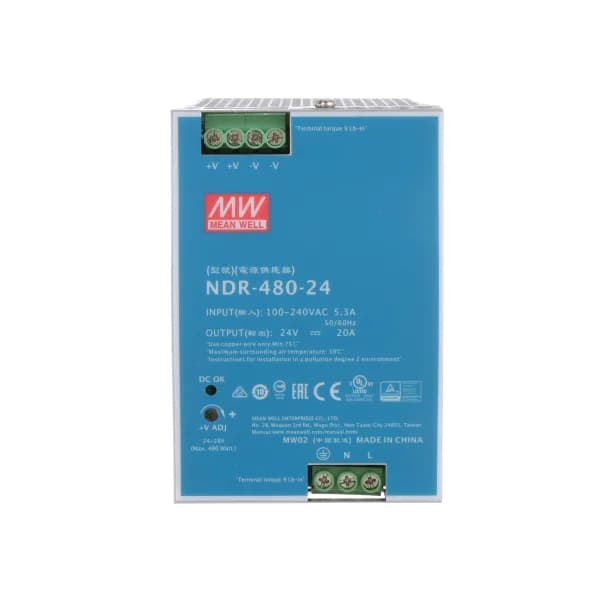 منبع تغذیه ریلی NDR-480 — تصویر ۲
