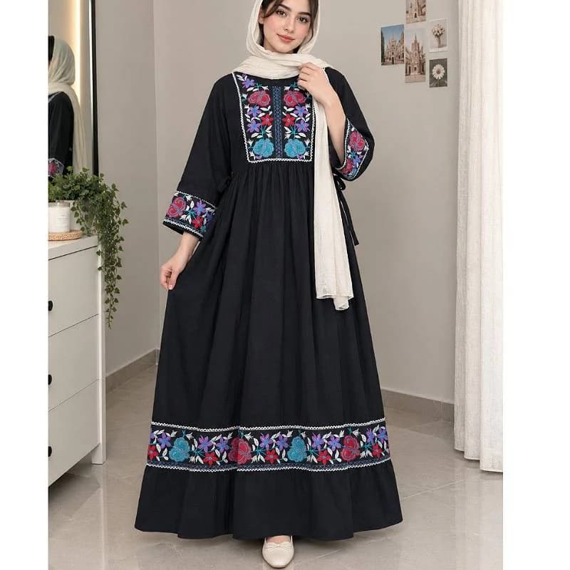 پیراهن ساحلی اورجینال گلدوزی وارداتی هندی/کد29896 — تصویر ۲