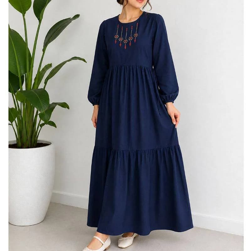 پیراهن ساحلی ابروبادگلدوزی زنانه/کد29873 — تصویر ۵