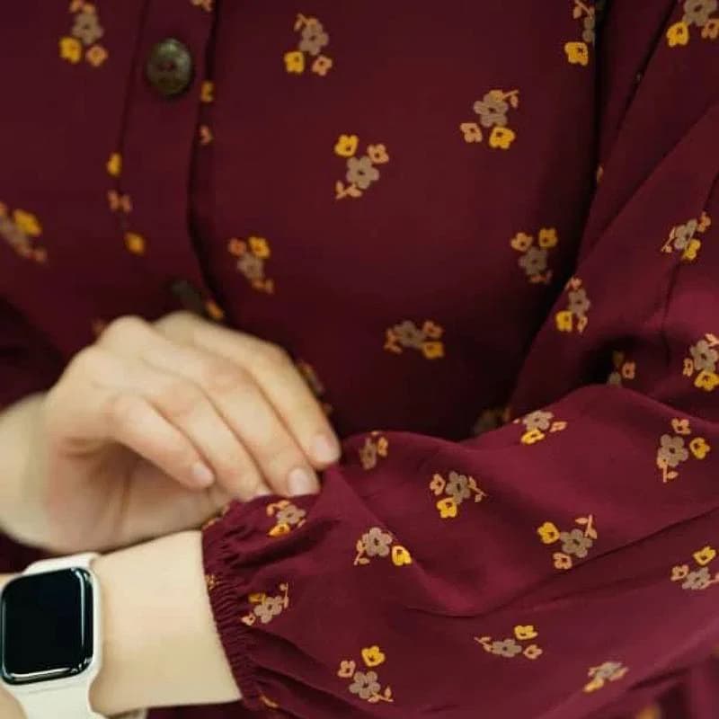 پیراهن ساحلی نخی گلدارمدل شیردهی/29865 — تصویر ۸