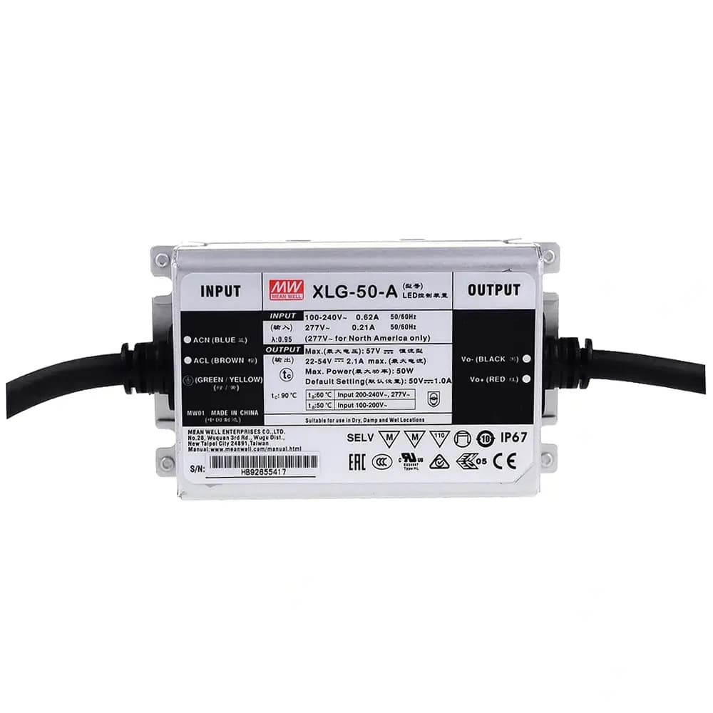 LED درایور XLG-50-A — تصویر ۲