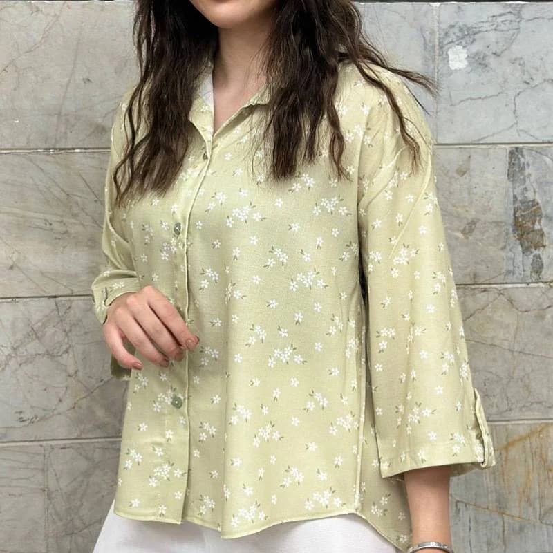شومیزجلودکمه دلارا /کد29843