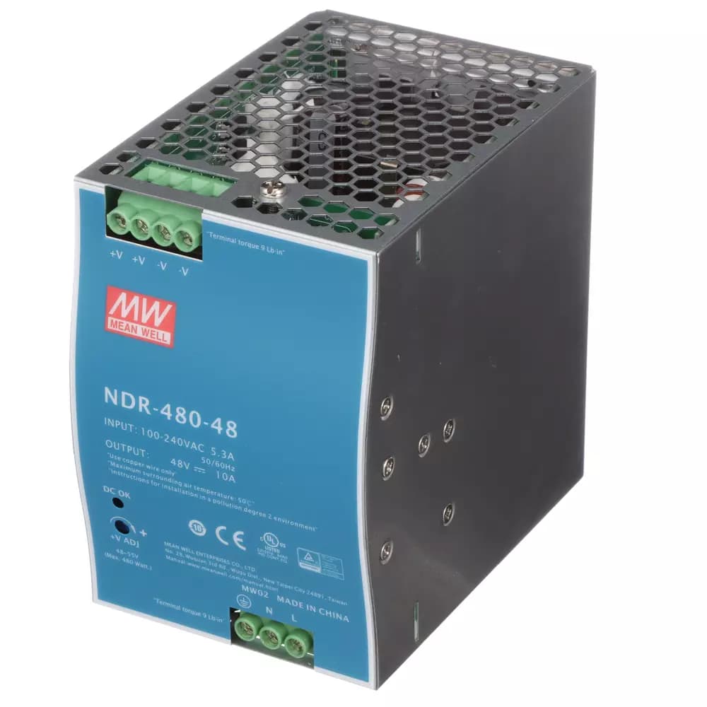 منبع تغذیه 48 ولت 10 آمپر NDR-480-48 — تصویر ۶