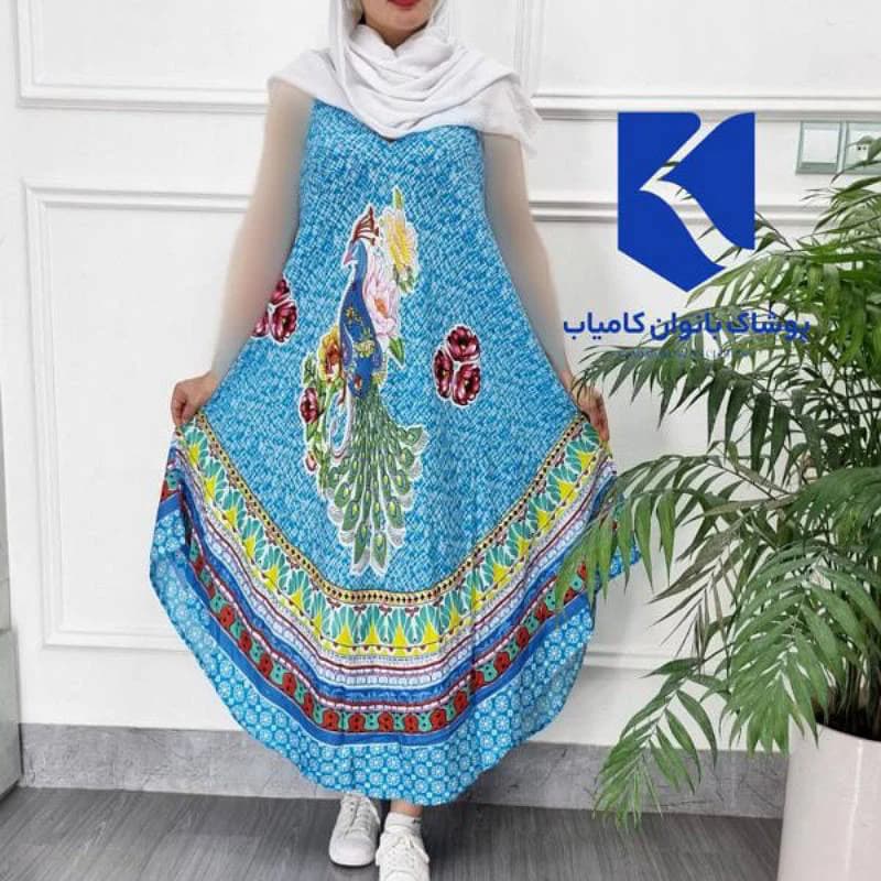 سارافن ساحلی نخی رخ وارداتی هندی/کد29808 — تصویر ۲