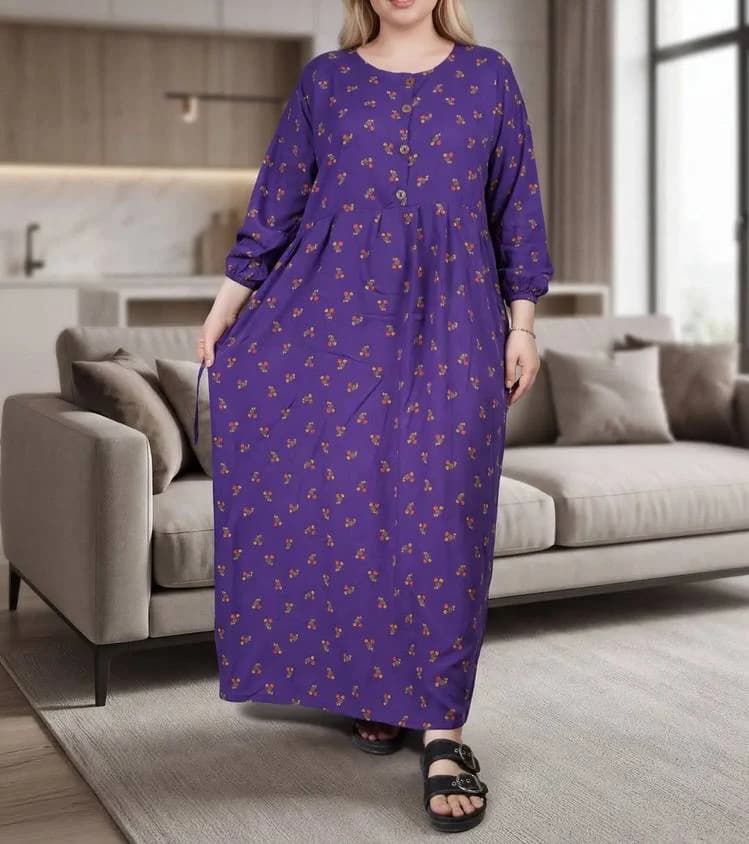 پیراهن ساحلی نخی گلدارمدل شیردهی زنانه/کد29064