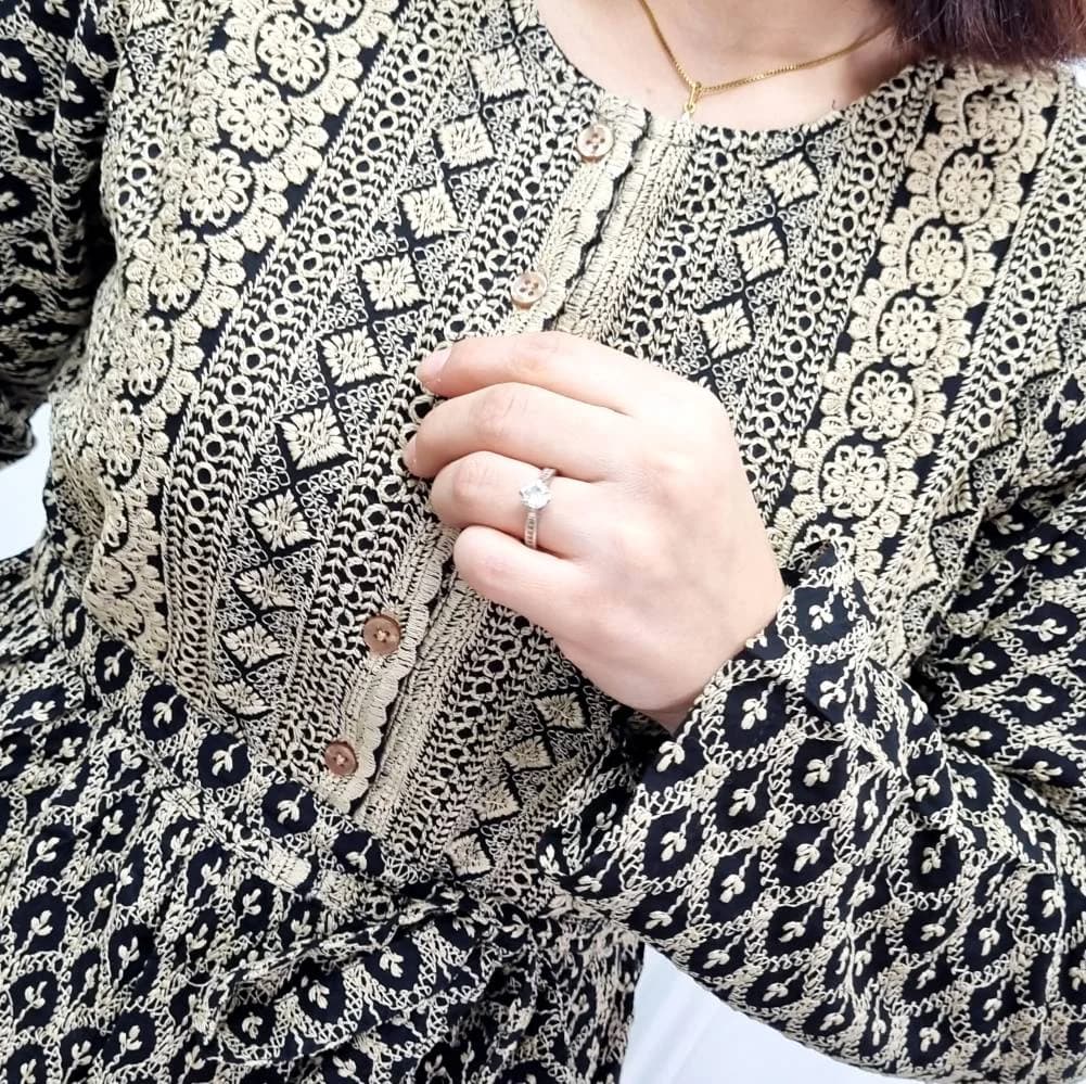 پیراهن ساحلی مجلسی خامه دوزی(اورجینال) هندی/کد29881 (تخفیف ویژه) — تصویر ۷