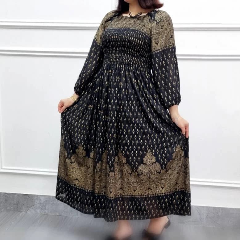 پیراهن ساحلی نخ کریشه (اورجینال)طلاکوب وارداتی هندی زنانه/کد29718 — تصویر ۵