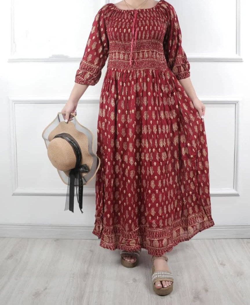 پیراهن ساحلی کریشه طلاکوب (اورجینال)وارداتی/کد29507 — تصویر ۶