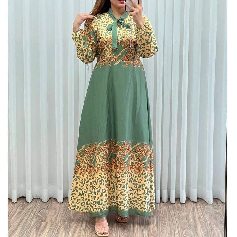 استایل شیک ومزونی باپیراهن ساحلی بوگاتی حاشیه دارطرح کلوووش/کد29403 — تصویر ۲