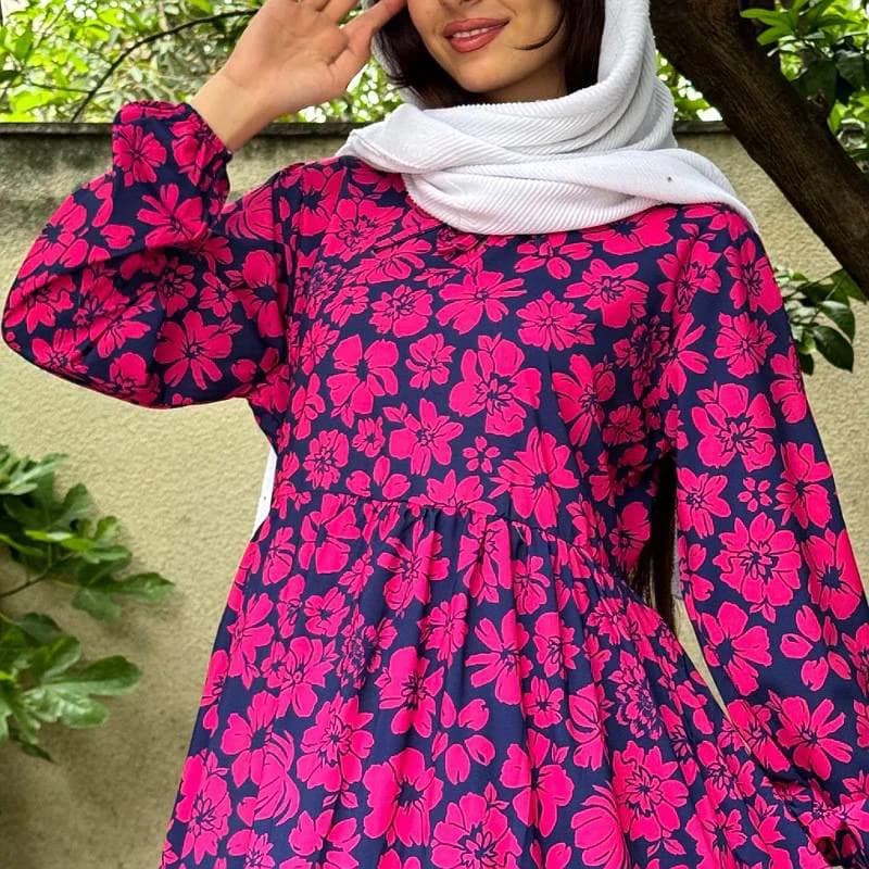 استایل شیک ومزونی باپیراهن ساحلی بوگاتی طرح کلوووش/کد29284 — تصویر ۳