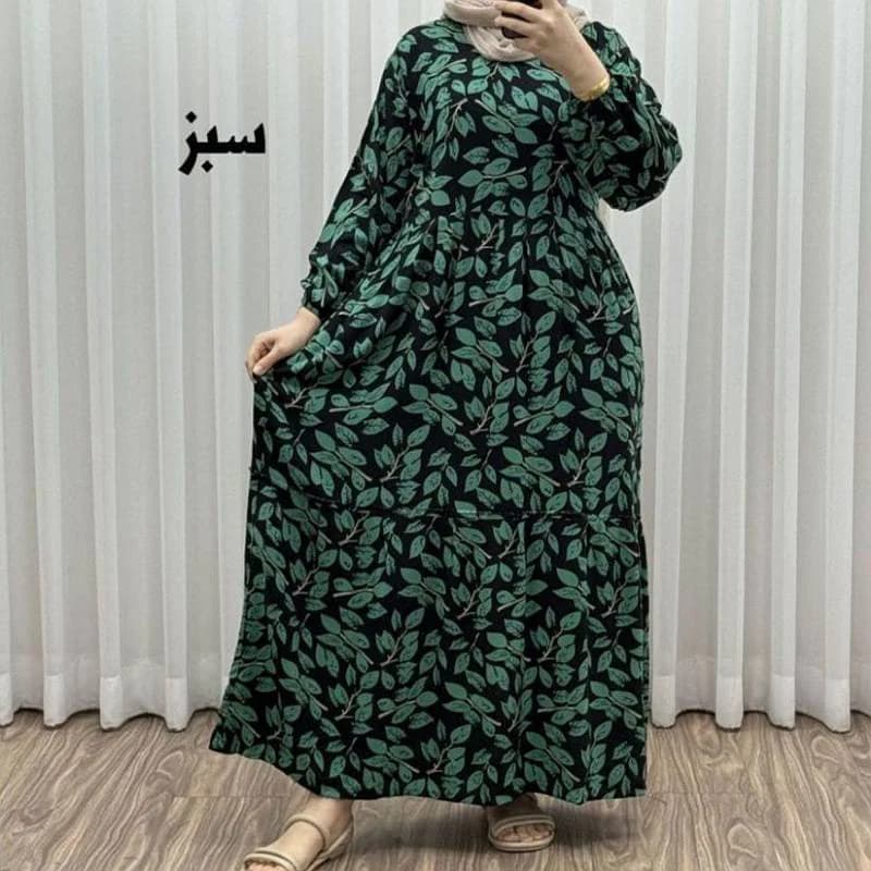 پیراهن ساحلی نخی زنانه گل مریم/کد29260